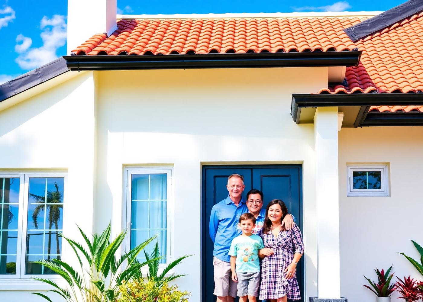 Casa com calhas instaladas pela DSA Calhas & Coifas
